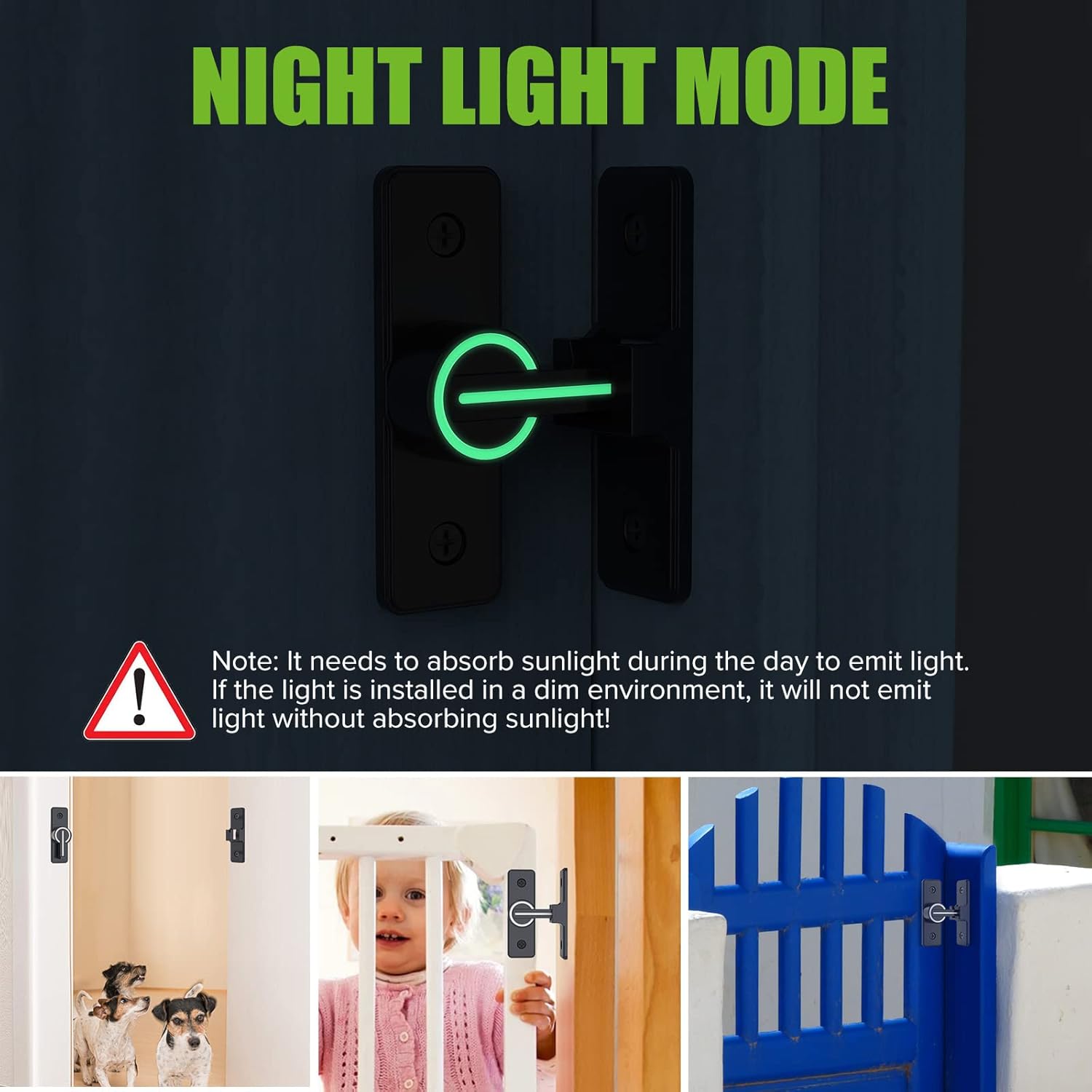 Barn Door Lock Hardware, 90 Degree Heavy Duty Gate Latches Flip Latch Safety Door Bolt Latch Lock, Barn Sliding Door Latch Lock Suitable for Garden, Bathroom, Outdoor, Garage, Window