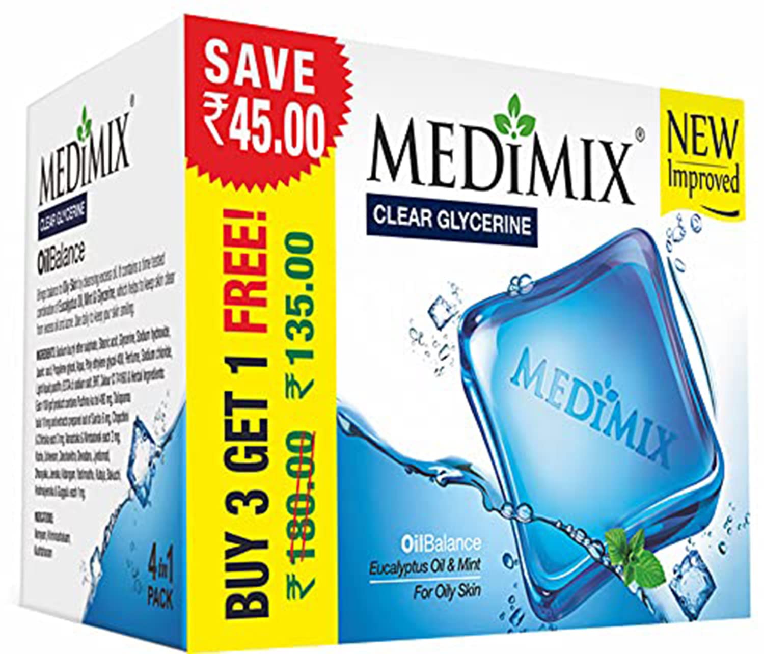 Medimix Multi Piece Pack 3, 100g get 1 Free