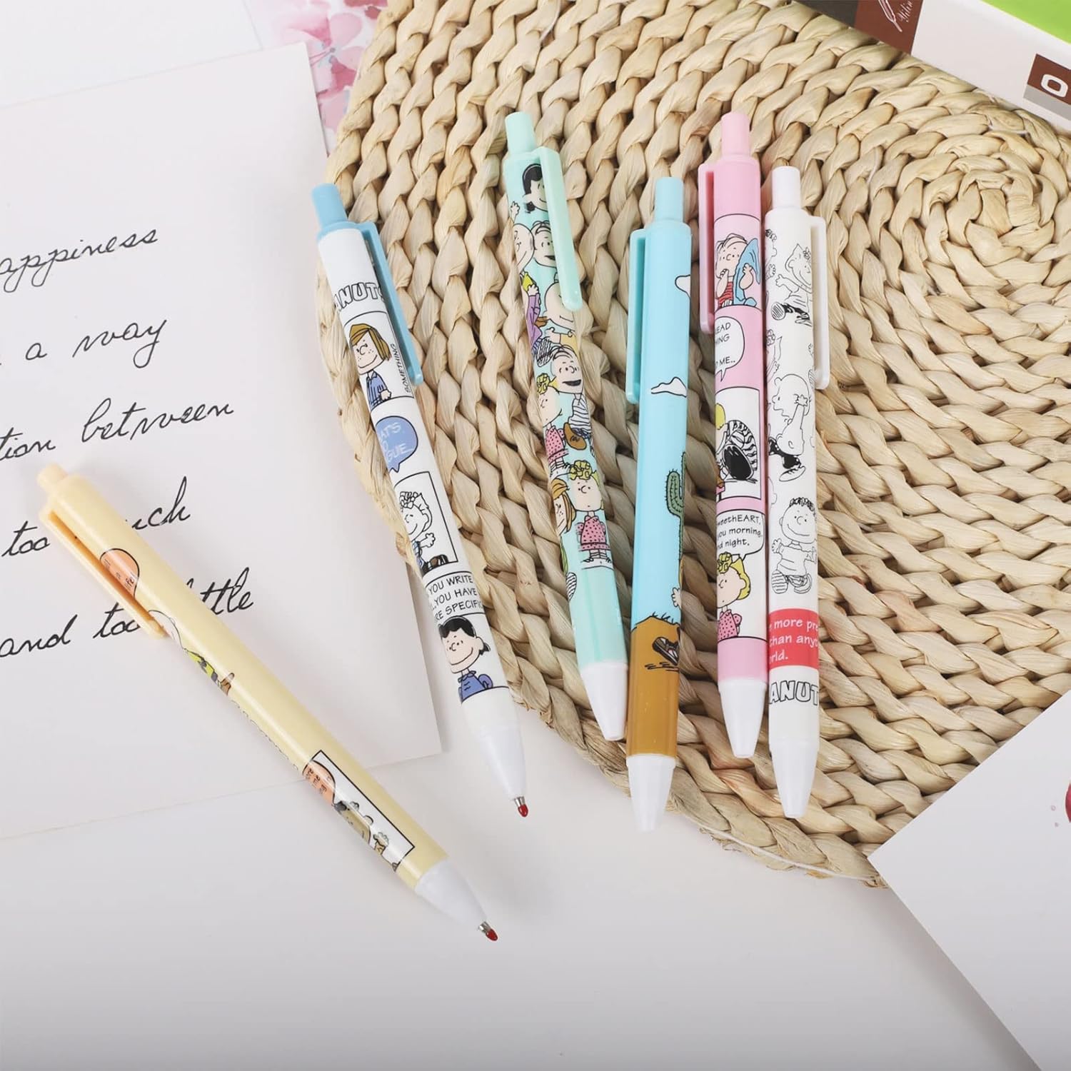 Juego De Bolígrafos De Gel Con Diseño De Conejo Para