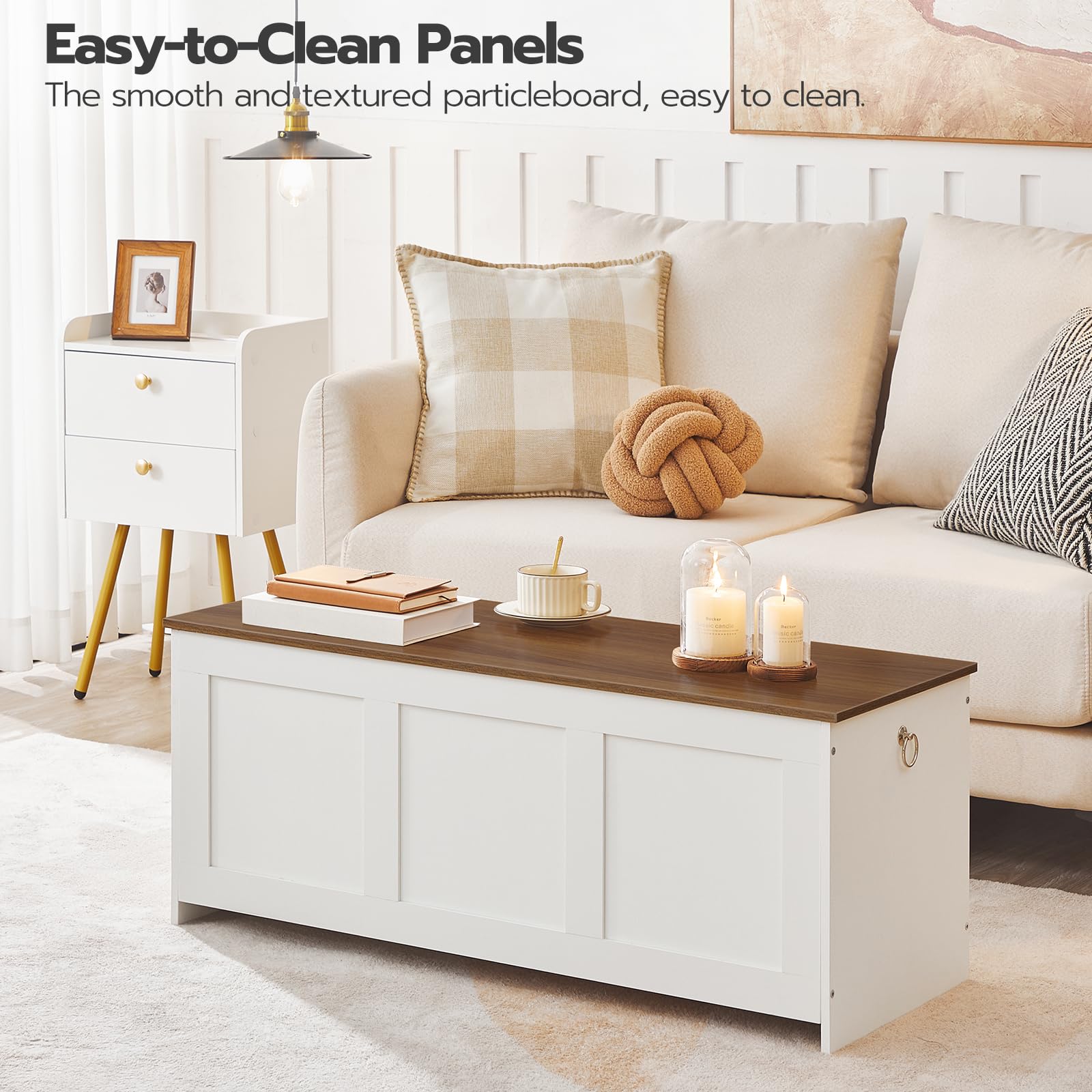 Amazon.com: HOOBRO Storage Bench, 39.3
