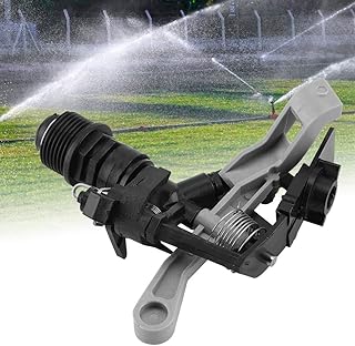 Aspersor de jardim, 2 peças de irrigador de gramado, irrigador de gramado, pulverizador de água de jardim com alcance ajustável e ângulo de pulverização para irrigação agrícola e irrigação de jardim