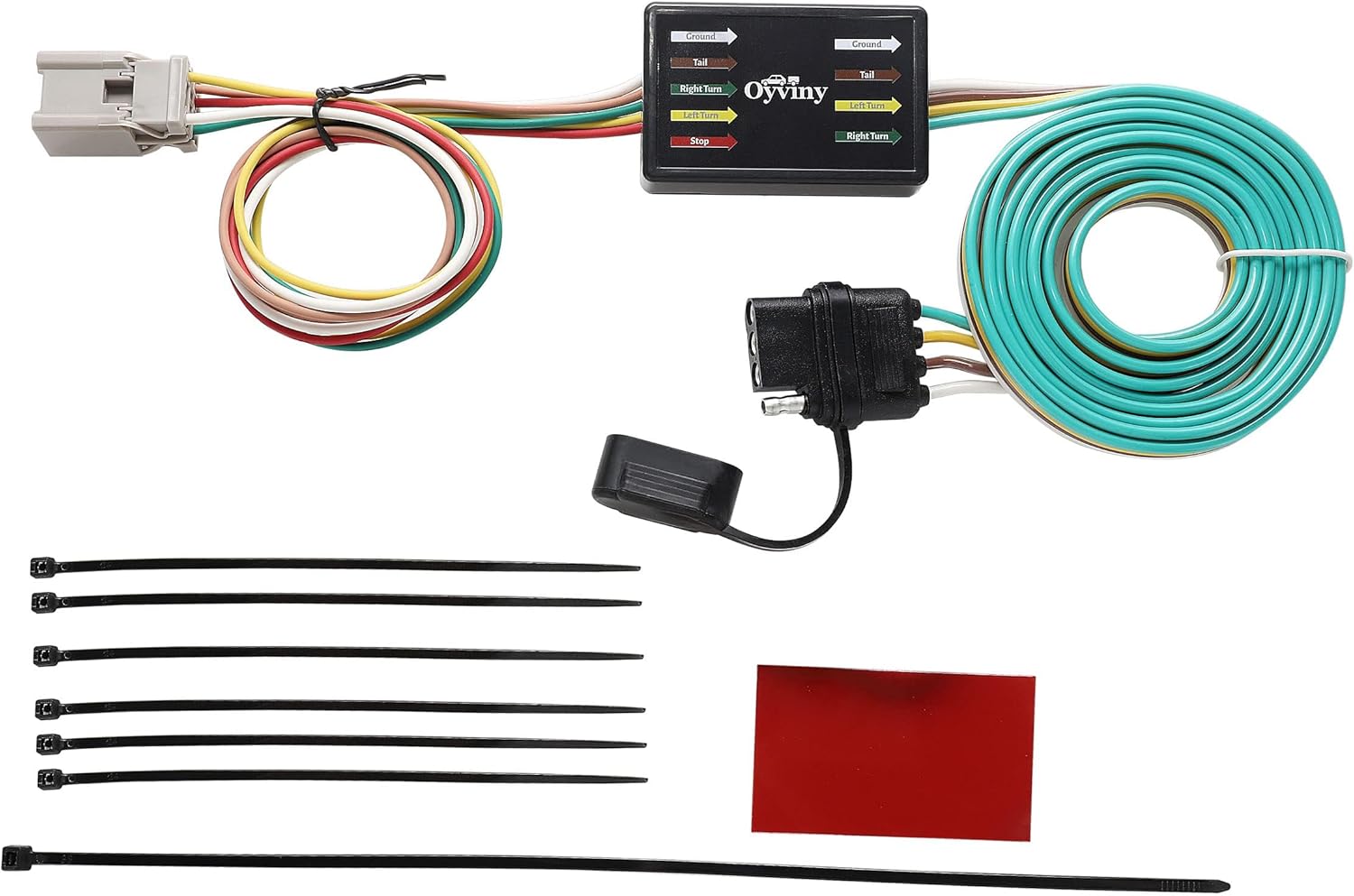 Oyviny Custom 4 Way Trailer Wiring Harness 55336 for 1997-2006 Honda CR-V/Accord/Element/Odyssey/Pilot, Acura MDX/RL/TL/CL/Integra, Isuzu Oasis