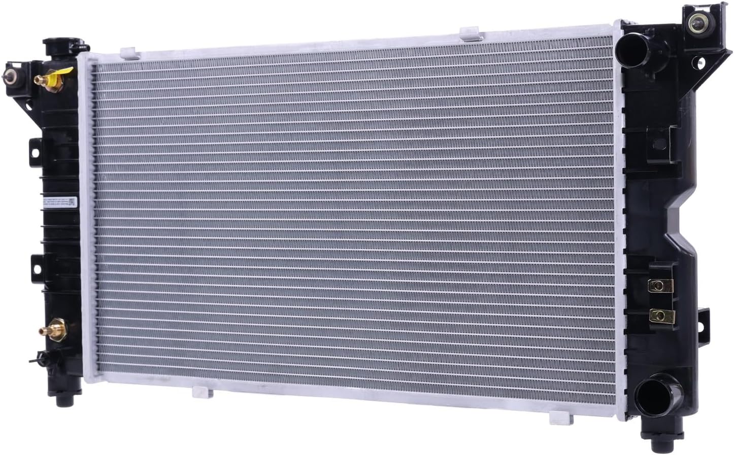 Radiator | Compatible with Chrysler Town & Country Dodge Grand Caravan Plymouth Grand Voyager 2.4 L4 3.0L 3.3L 3.8L V6 | Compatible with 040876414068 675-02358A CH3010163 675-02358A