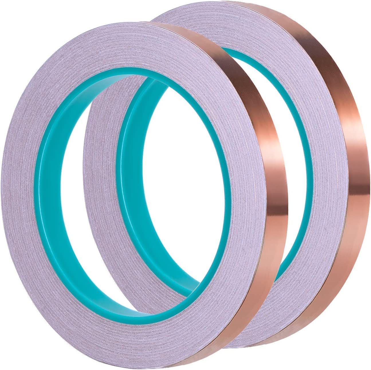 Yellow Tommy One Side Adhesive Conductive Copper Tapes 5mmx20mt (pack of 5) for STEM Craft, DIYs, Festival, Home