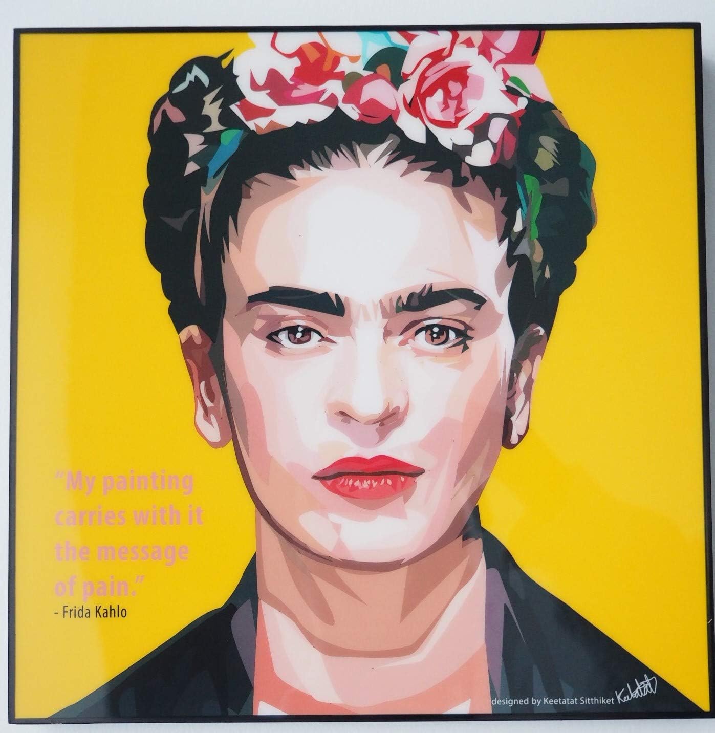 Frida Kahlo Pop Art Canvas Framed Wall Art Prints Poster Vinyl Gift Quotes