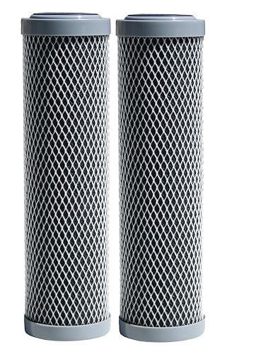 Watts Premier Paquete de 2 cartuchos Plex de alto flujo de 5 micras para sistemas de filtración WH-LD y bajo mostrador de toda la casa, reemplazo de