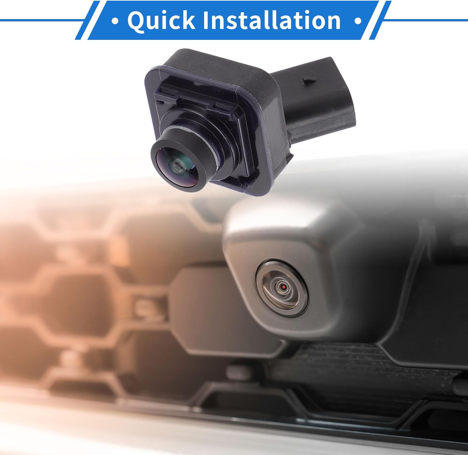 1 Pcs Front View Camera for Ford Explorer 2.3L 3.5L 2016 2017 2018 2019 Parking Assist Camera No.GB5Z-19G490-D/GB5Z-19G490-B