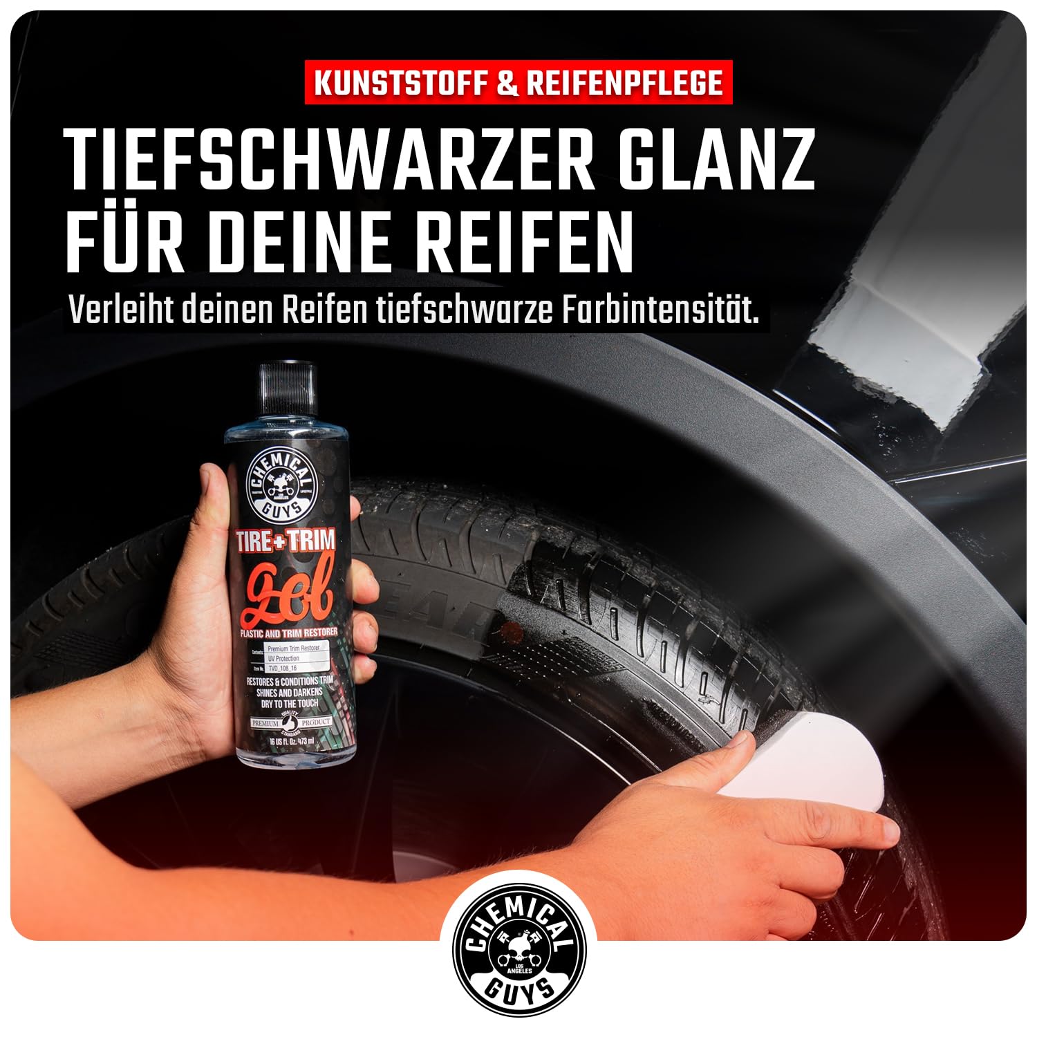 Chemical Guys Tire & Trim Gel for Plastic & Rubber