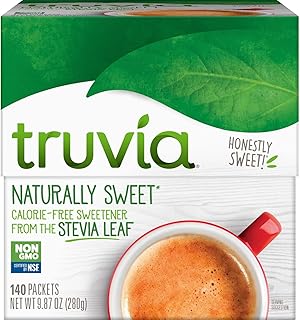 Cargill 8857 Truvia Sweetener Packets, 140/BX, White