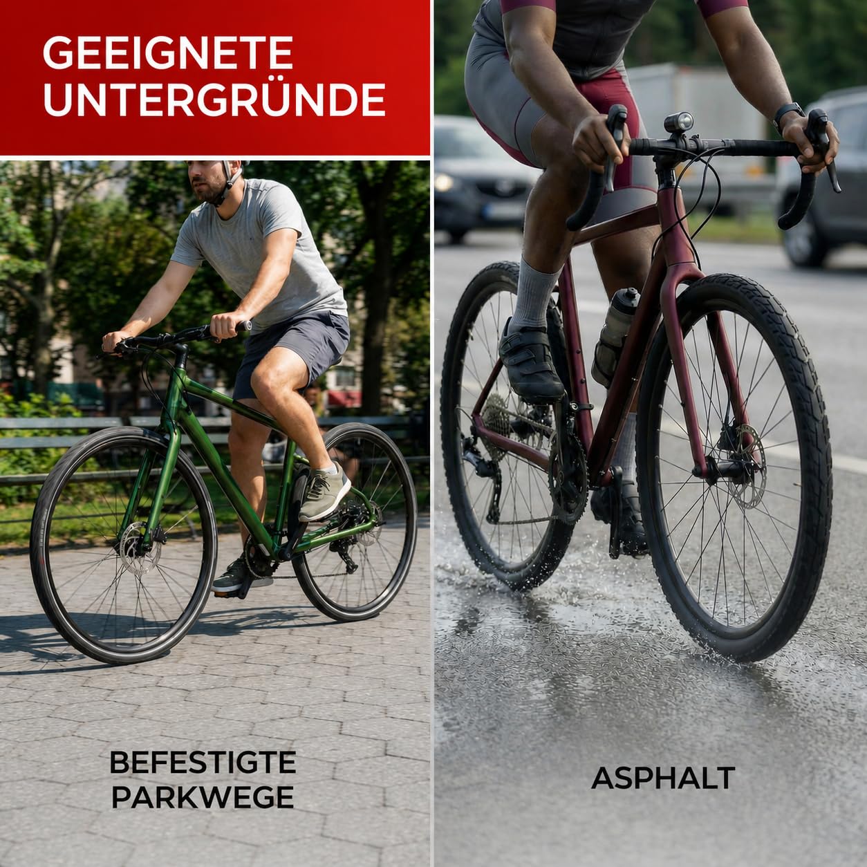 Fincci Fahrradreifen 700x40c – Paar Faltreifen 28 x 1,6 Zoll mit 1 mm Pannenschut - Fahrradmantel 42-622 mit 60 TPI für MTB, Gravel, City-, E-Bike, Hybrid-, Renn- & Tourenräder – 2er Pack