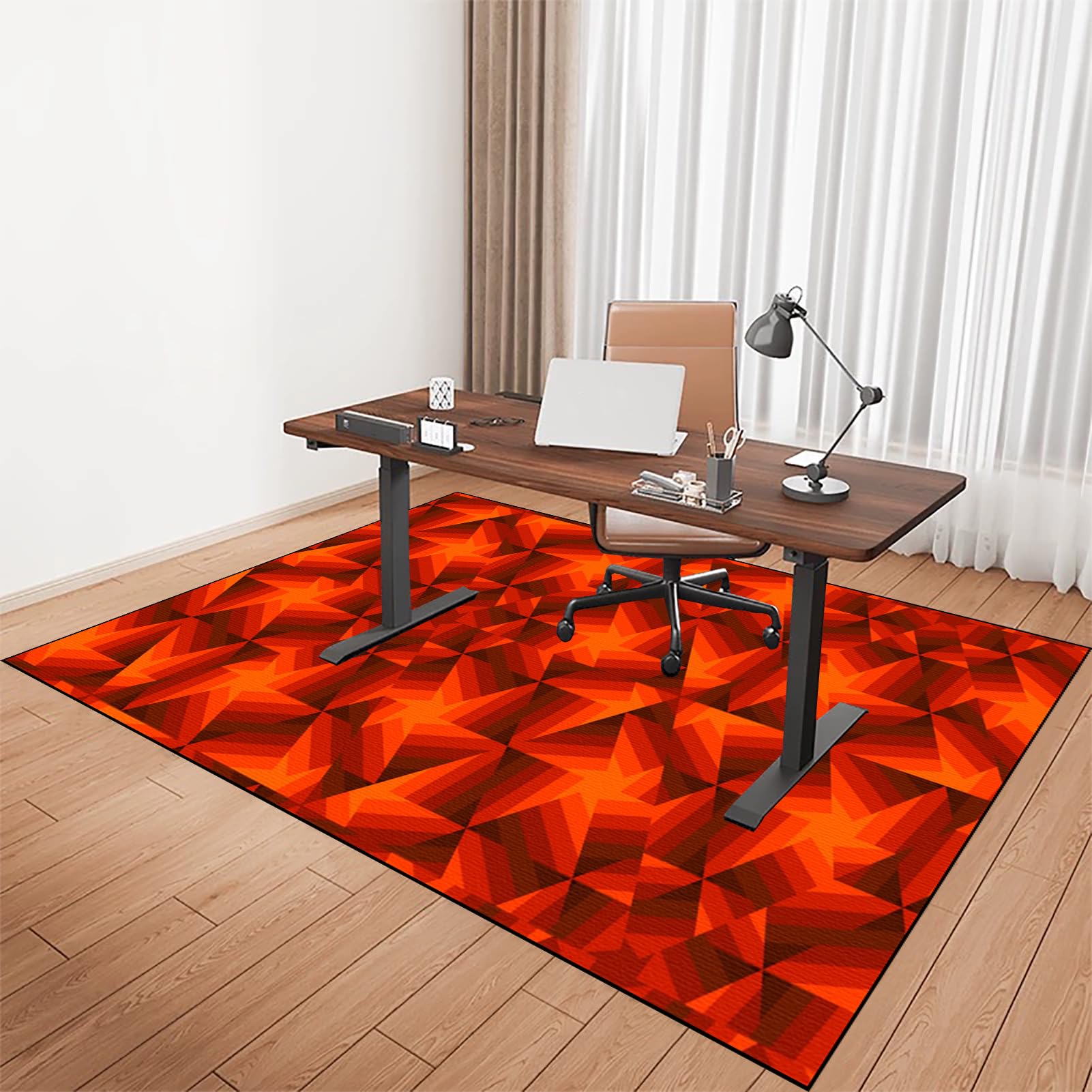 Tappeto Salvapavimento Antiscivolo, Tappetino per Pavimenti Duri da Ufficio, Tappeto per Sedia con Ruote, Protezione per Moquette Multiuso, Tappeto Protettivo Sottosedia per Parquet 110 x 170 cm