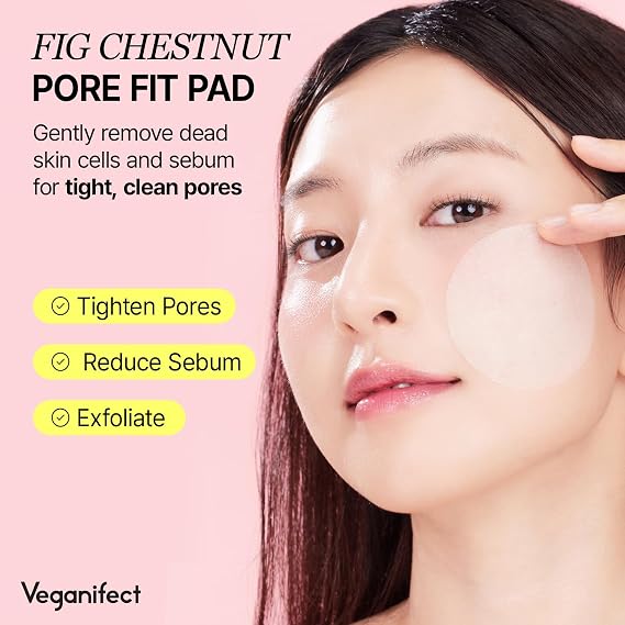 VEGANIFECT Pore Firming Care Duo, Collagen Overnight Wrapping Mask & Pore-Tightening Toner Pads, Improve Skin Elasticity and Tighten Pores for a Youthful Look