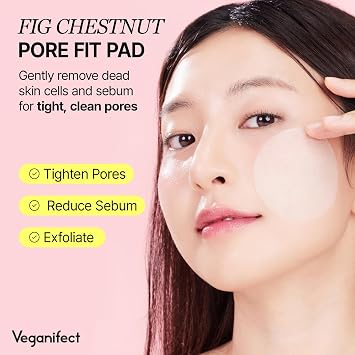 VEGANIFECT Pore Firming Care Duo, Collagen Overnight Wrapping Mask & Pore-Tightening Toner Pads, Improve Skin Elasticity and Tighten Pores for a Youthful Look