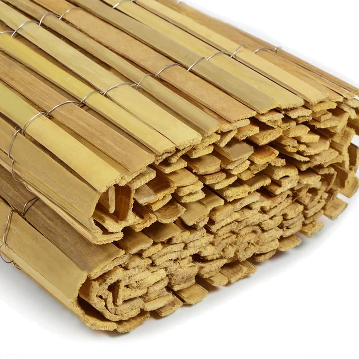 Lot de 2 Canisse en Bambou,Brise-Vue clôture de Jardin décorative extérieure, Couverture de Protection Contre Le Vent et Le Soleil - Hauteur 150 x Longueur 300 cm