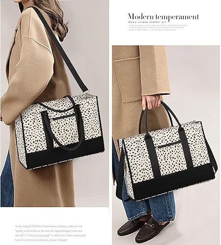 Miniatura 3 de Bolsa de mano para computadora portátil para mujer, bolsa de trabajo de 15.6 pulgadas, bolsa de computadora de gran capacidad, bolso de mano para