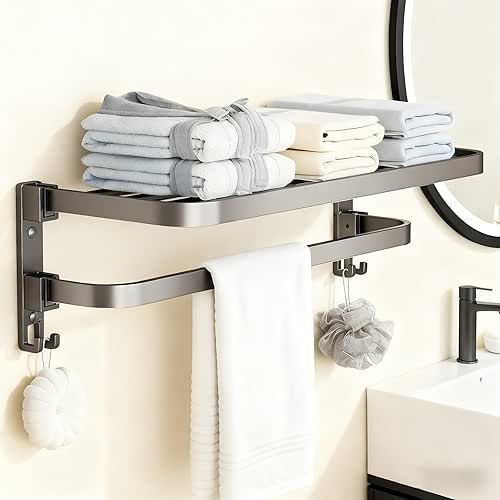 24 inch Bathroom Wall Mounted Towel Rack - Lightweight Sturdy&Durable
