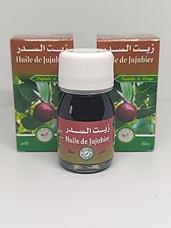 Huile de Jujubier Sidr, Lot de 2 Flacons, 30 ml