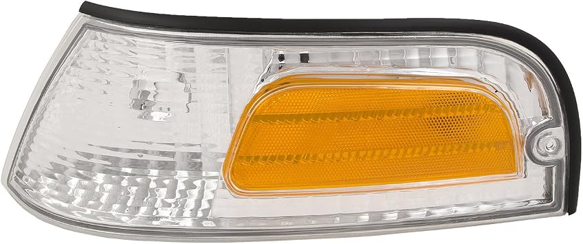 HEADLIGHTSDEPOT Corner Light Compatible with 1998-2011 Ford Crown Victoria Left Driver Side Marker Lamp Assembly