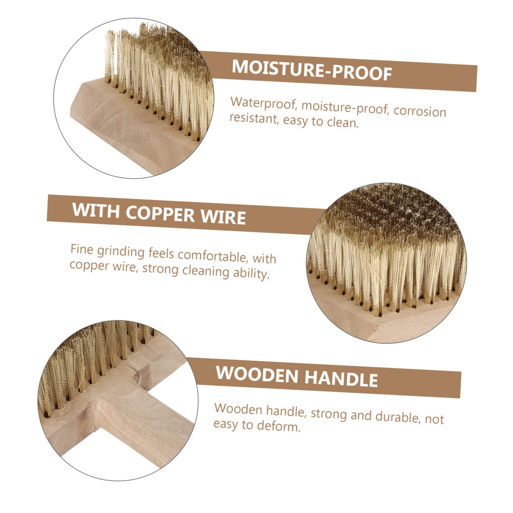 Tête De Brosse Nettoyage Sol Nylon - Poils Durs Pour éliminer Mousse, Saleté, Usage Intérieur/extérieur