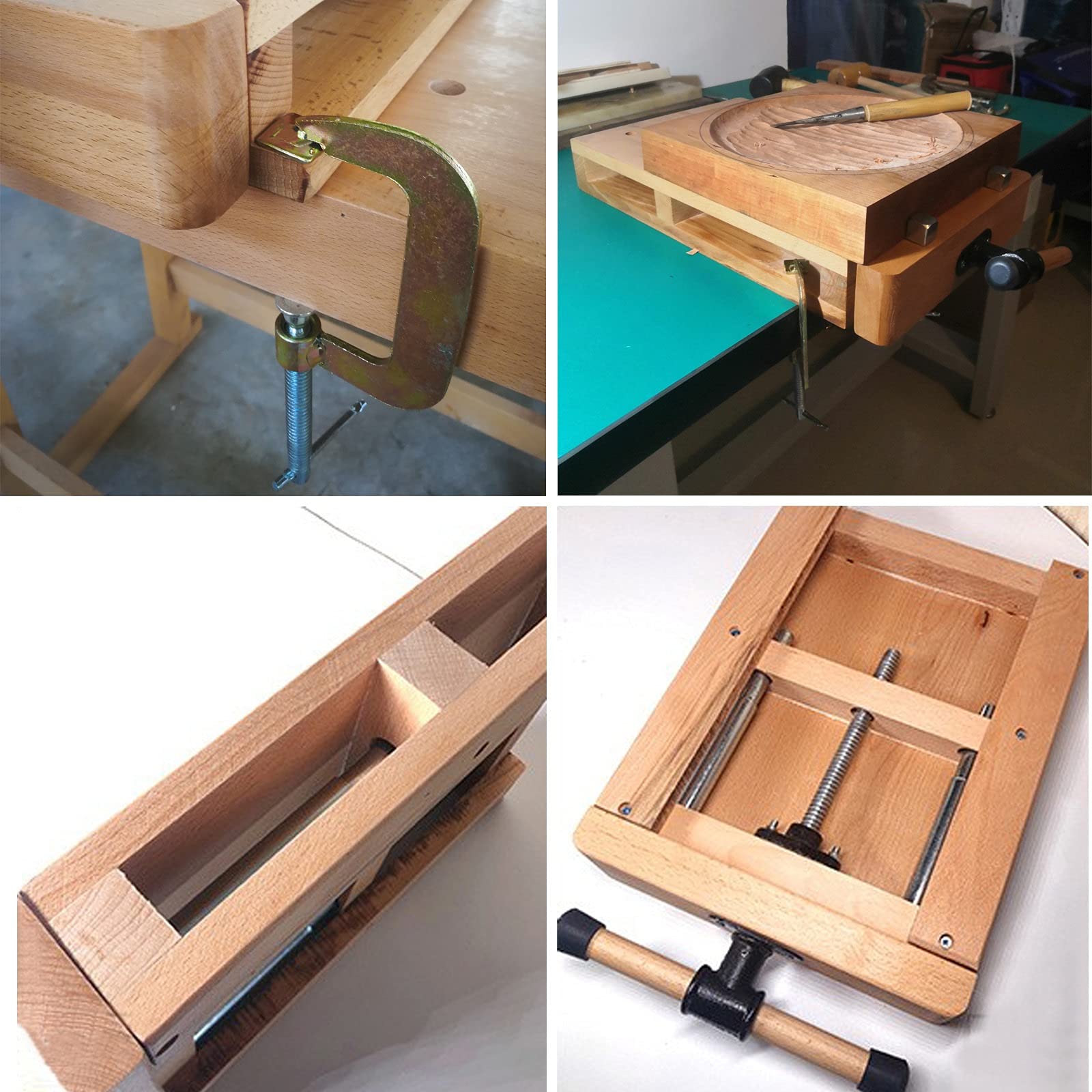 Amazon.co.jp: 作業台 diy 木工 クランプ 木工 バイス 万力 作業台 Diy