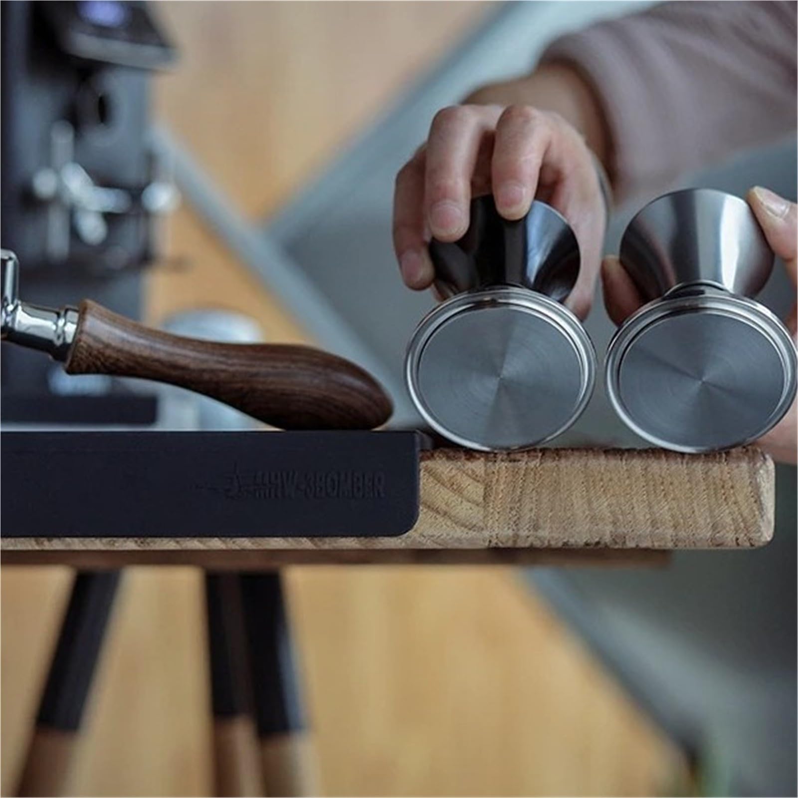 Tamper Espresso 58.35mm Compatible Con MHW-3BOMBER, Compatible Con Gaggia