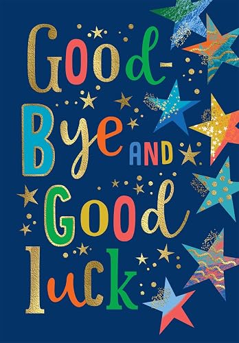 Avant Garde Studios Goodbye & Goodluck Card Stars - 9 x 6 inches