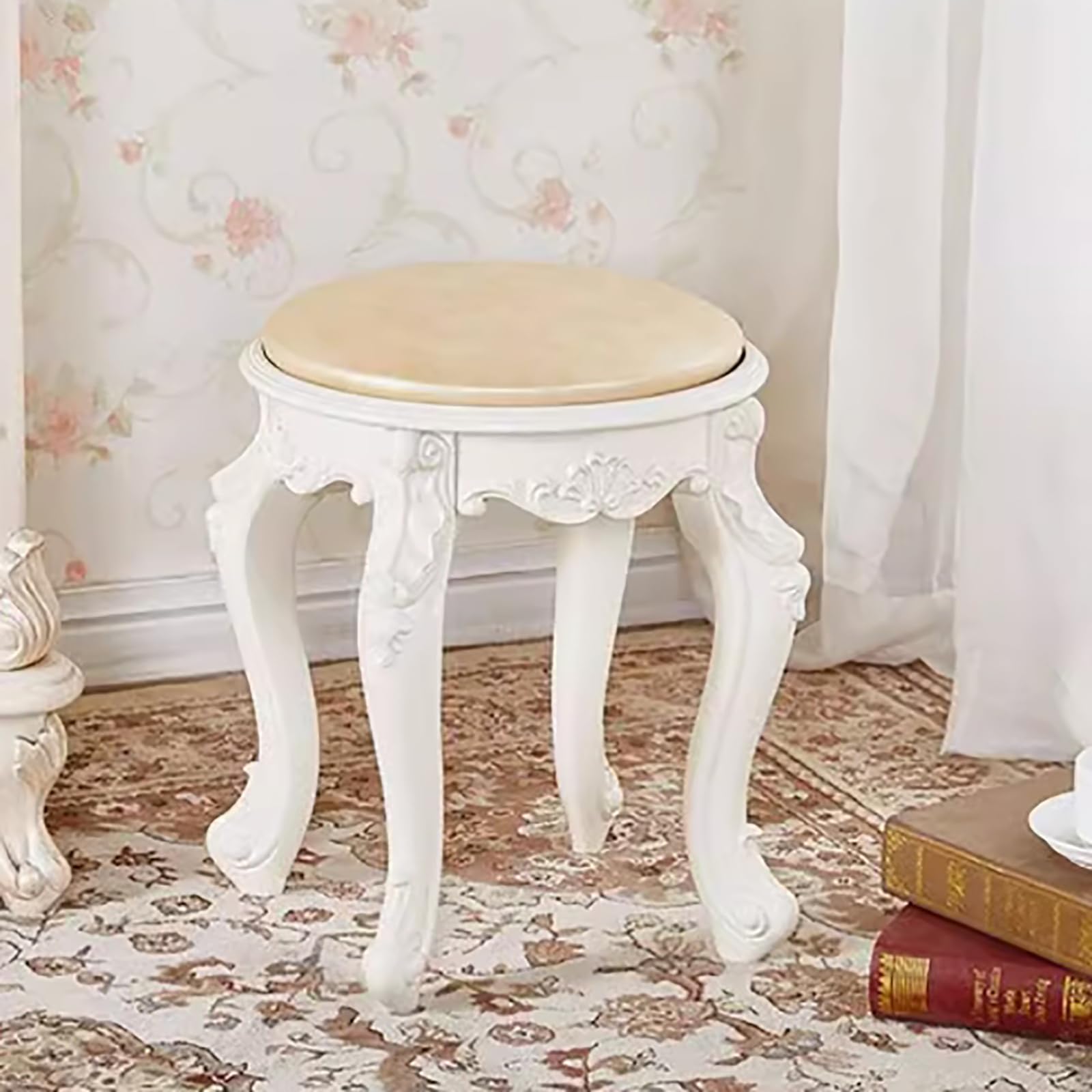 Tabouret de maquillage rembourré pour coiffeuse de chambre et piano