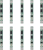Vista 1 de DIANN 10 unids 1S 3.7V BMS 18650 Cargador 4A Placa de Protección PCB para Celda de Batería de Li-ion de Litio