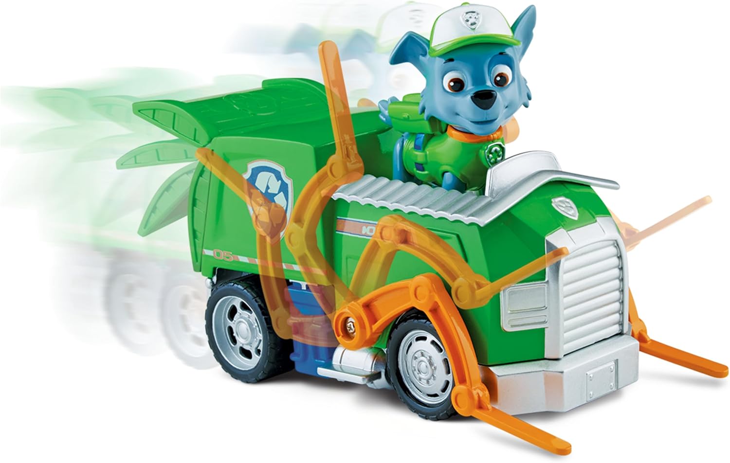 Paw Patrol Rocky's Recycling Truck, Vehicle and Figure