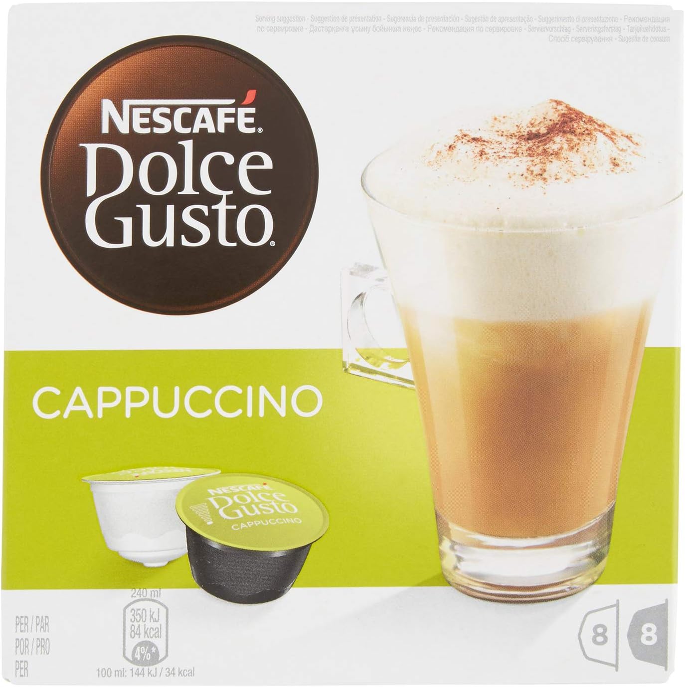 Dolce Gusto Cappuccino 16 Capsules 186,4g