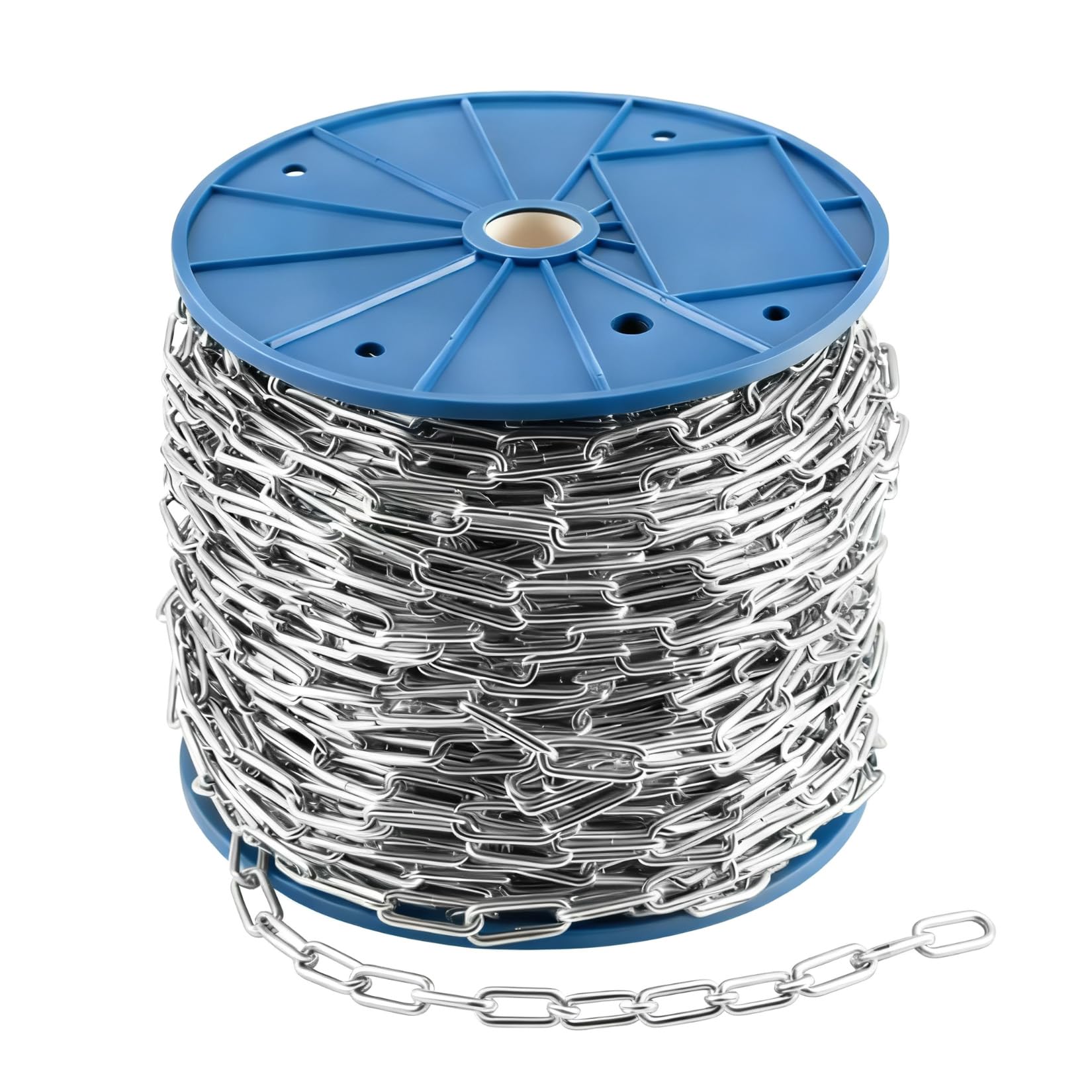50ft 3mm Galvanized Iron Hanging Chain Roll - Metal Chains for Light Chain & Outdoor Use, Bird Feeders, Artworks, Flowerpots & DIY Home Projects — Amazon image 8