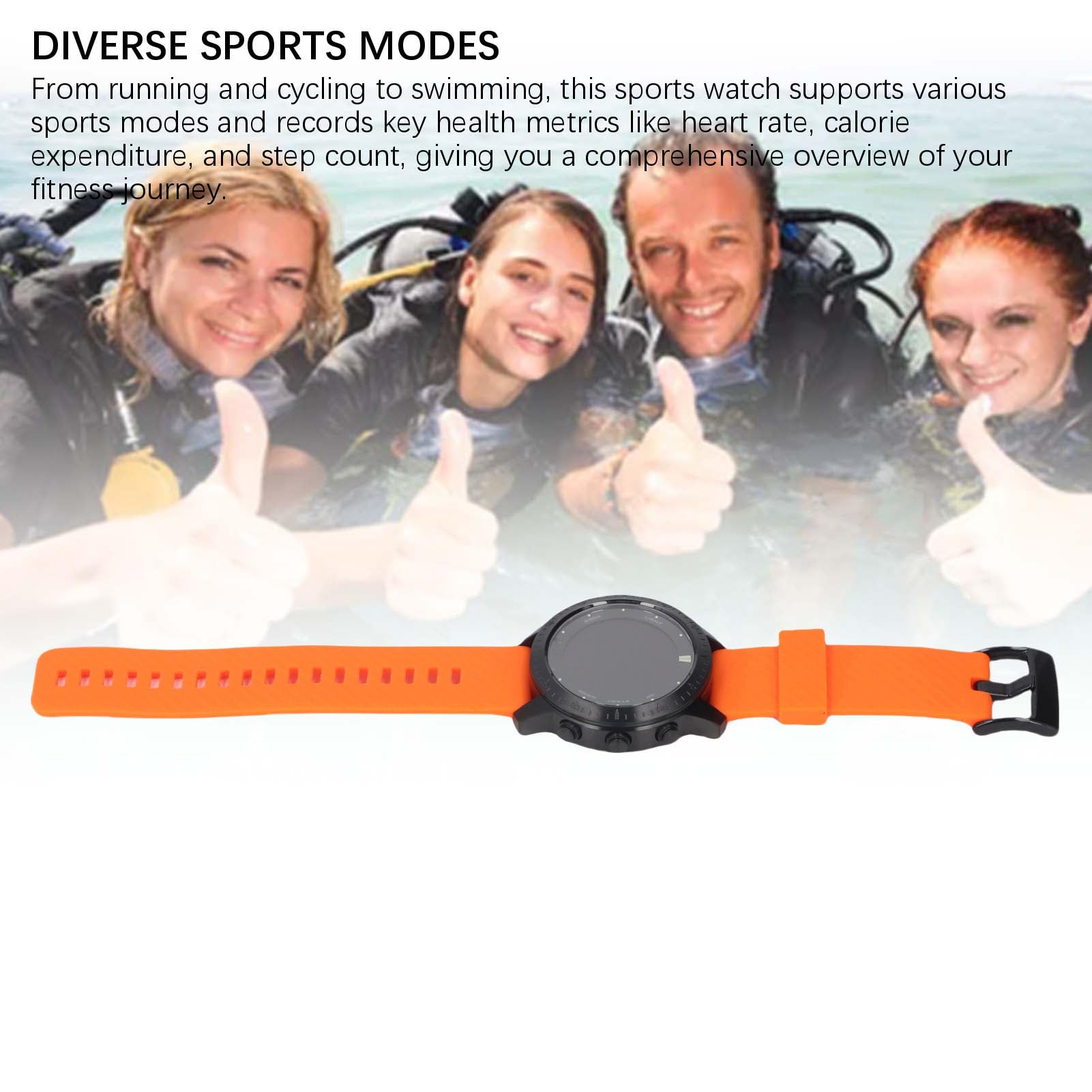 Dive Computer Sports Watch Box na rękę Długie Inteligentne Zegarek dla Mężczyzny, Cyfrowe Wskaźniki
