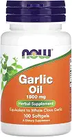 Óleo de Alho, Now Foods, 1,500 mg, 100 Softgels, Importado