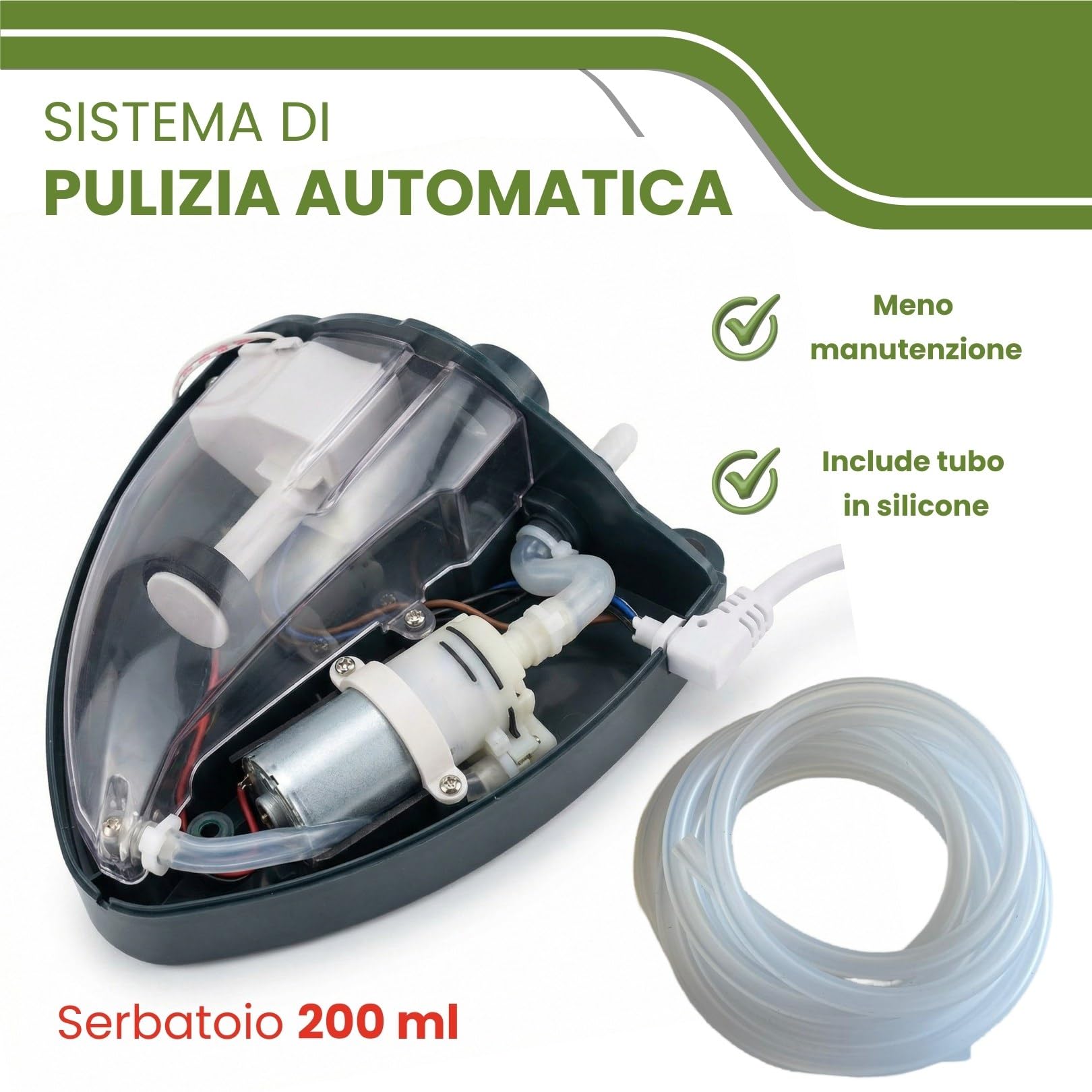 GOLDMAN SERVICE | Pompa a condensazione aria condizionata murale 20m sollevamento | Pompa di scarico Split Ultra Silenziosa 17dB | Sistema di allarme integrato | 5W a basso consumo