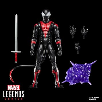 Marvel Legends Serisi Uncanny Spider-Man (Nightcrawler), Retro Çizgi Roman Aksiyon Figürü