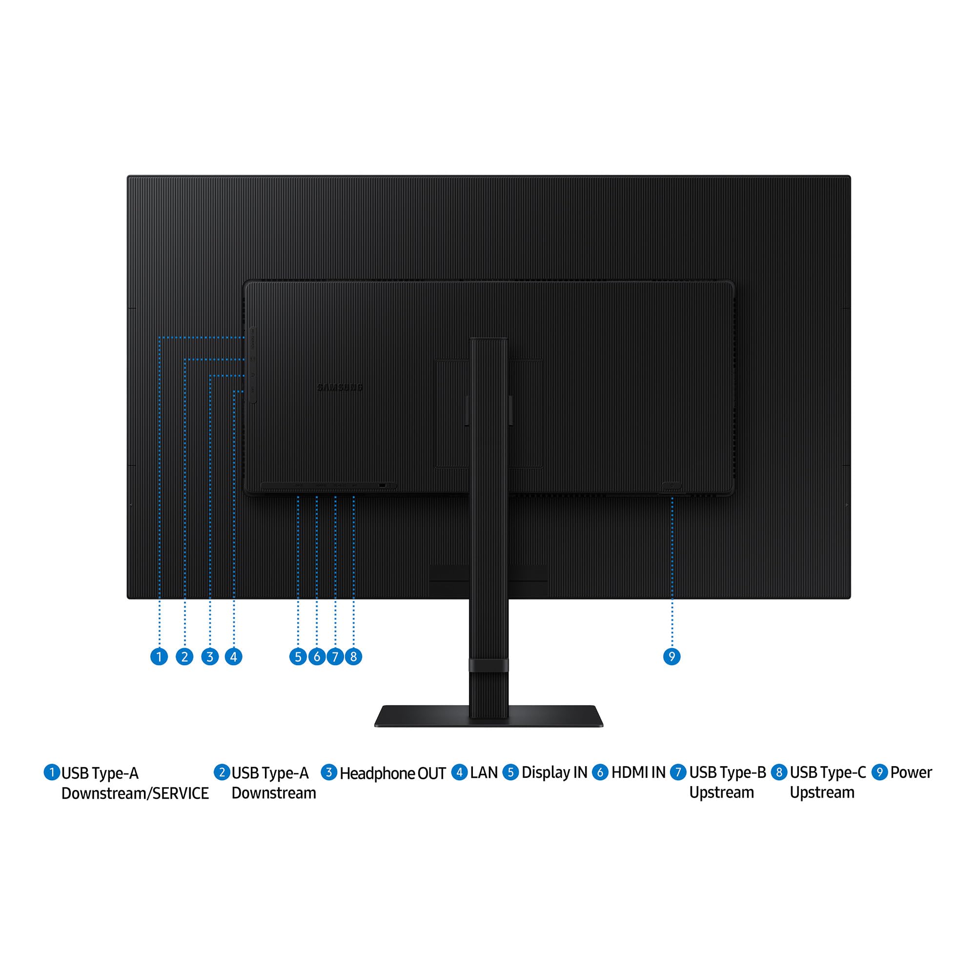 Samsung ViewFinity S8 S37D804UAU - S80UD Series - LED-Monitor - USB - 94 cm (37")