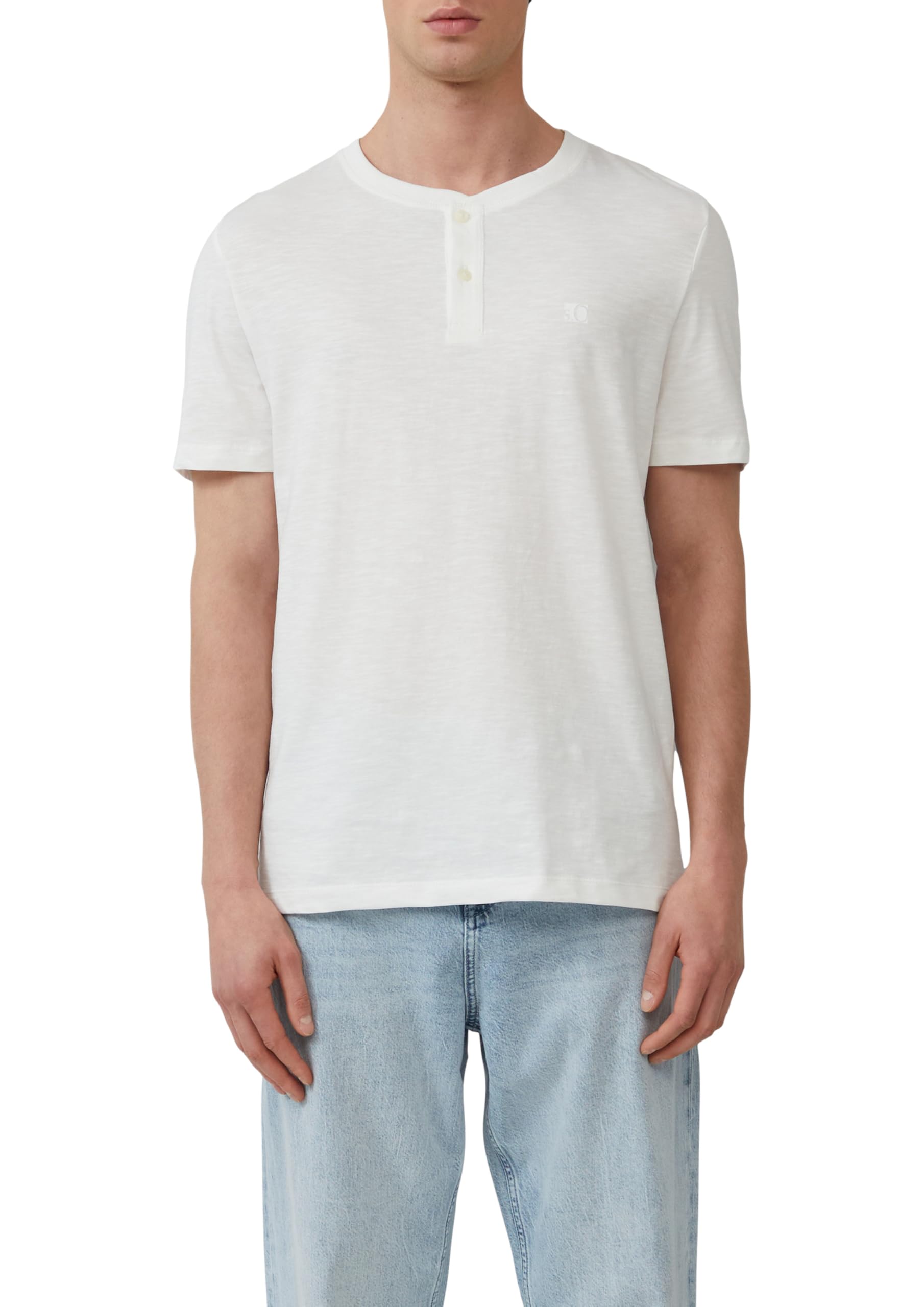 s.Oliver Henley-Shirt mit Flammgarnstruktur