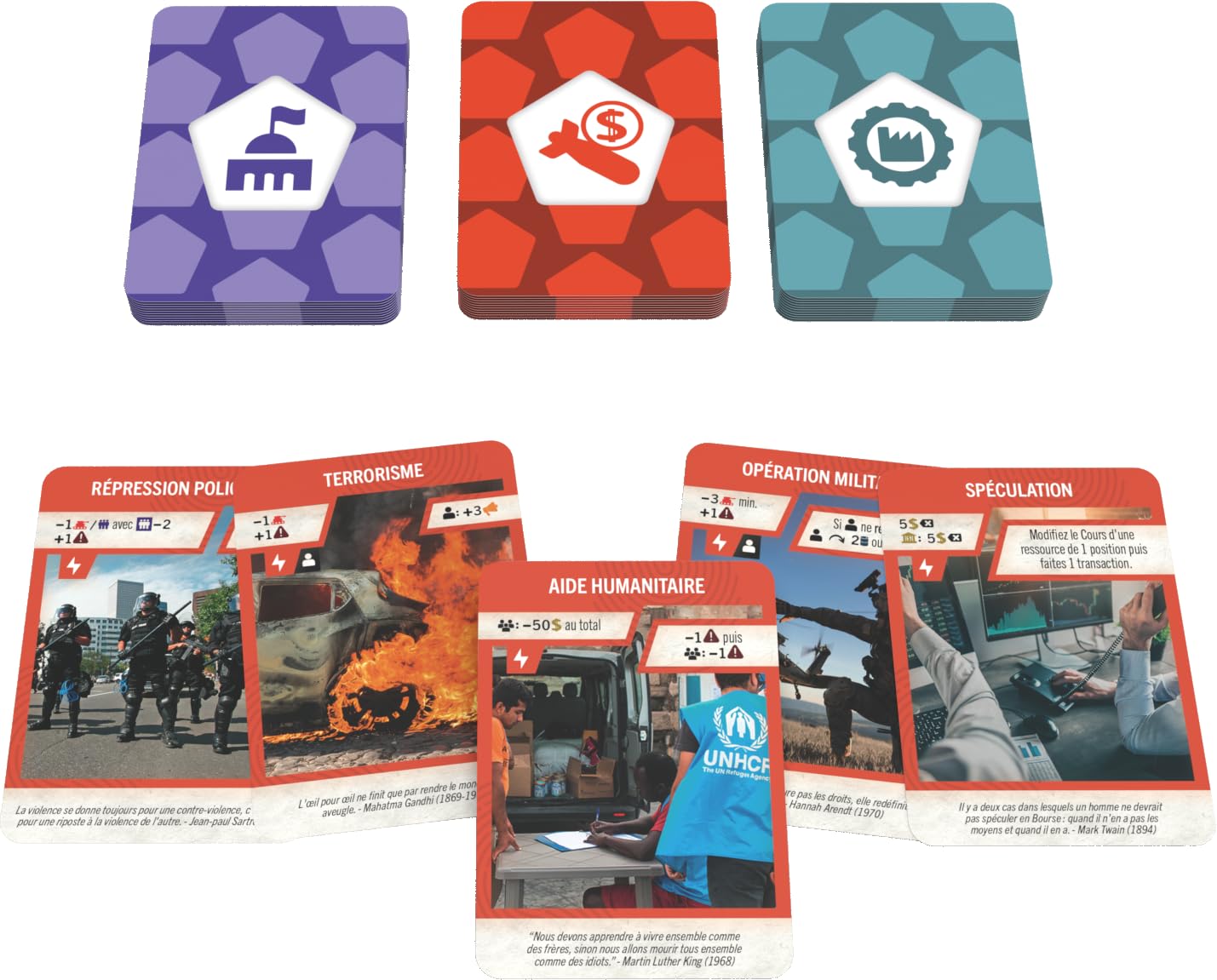 Blackrock Games Limit – Jeu de Société Stratégique et de Civilisation | 1 à 6 Joueurs | Dès 13 Ans | Gérez Politique, Ressources et Crises Mondiales | Ludonaute