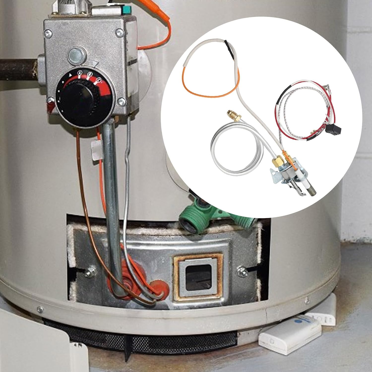 MDEOOSKY Water Heater Pilot Assembly for 300 301 Series Replacement for Reliance Whirlpool A.o.smith Kenmore and Other American Water Heaters, 100112330 9007876 9007877 4067826