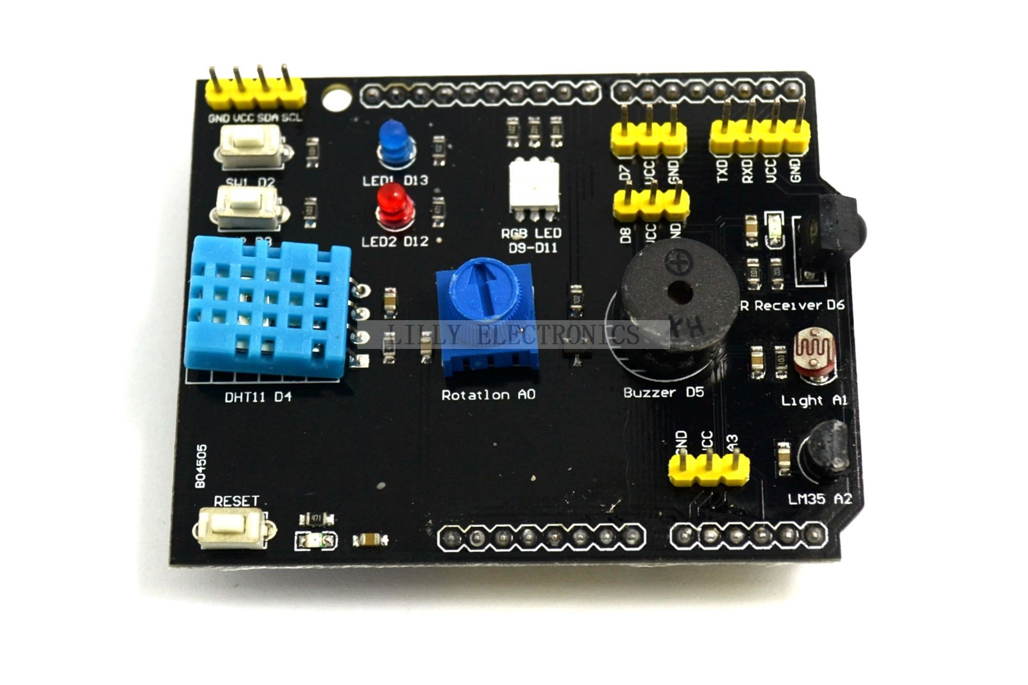 Q-BAIHE Expansion board DHT11 temperature and humidity LM35 temperature