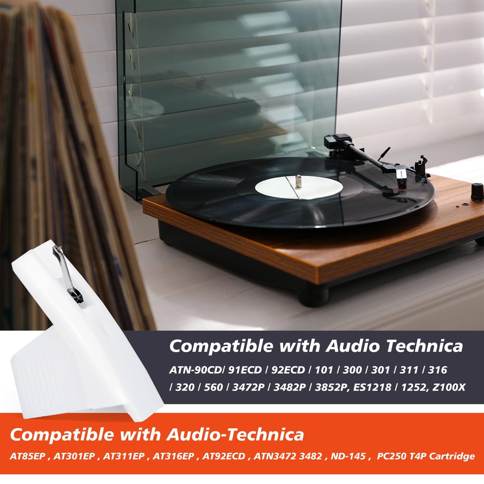 (未使用･未開封品)　Durpower Phonograph Record Player Turntable Needle For Technica ATN51E Technica ATN52 Technica ATN52E Technica ATN53 df5ndr3 Amazon.com: Durpower Phonograph Record Player Turntable