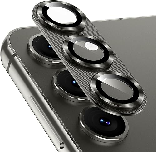 Miniatura 12 de AFARER Protector de lente de cámara para Samsung Galaxy S23 Ultra, resistente a los arañazos, ultra fino, vidrio templado 9H con bordes de aluminio