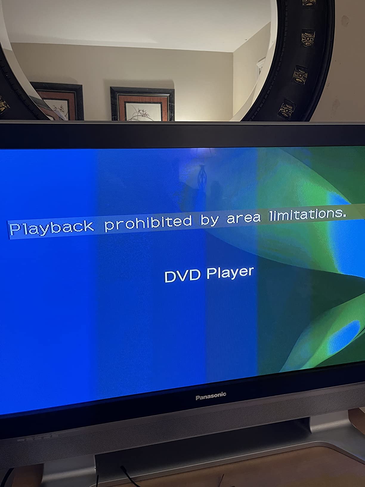 Unable to view. Very disappointed. Error message and coded on DVD