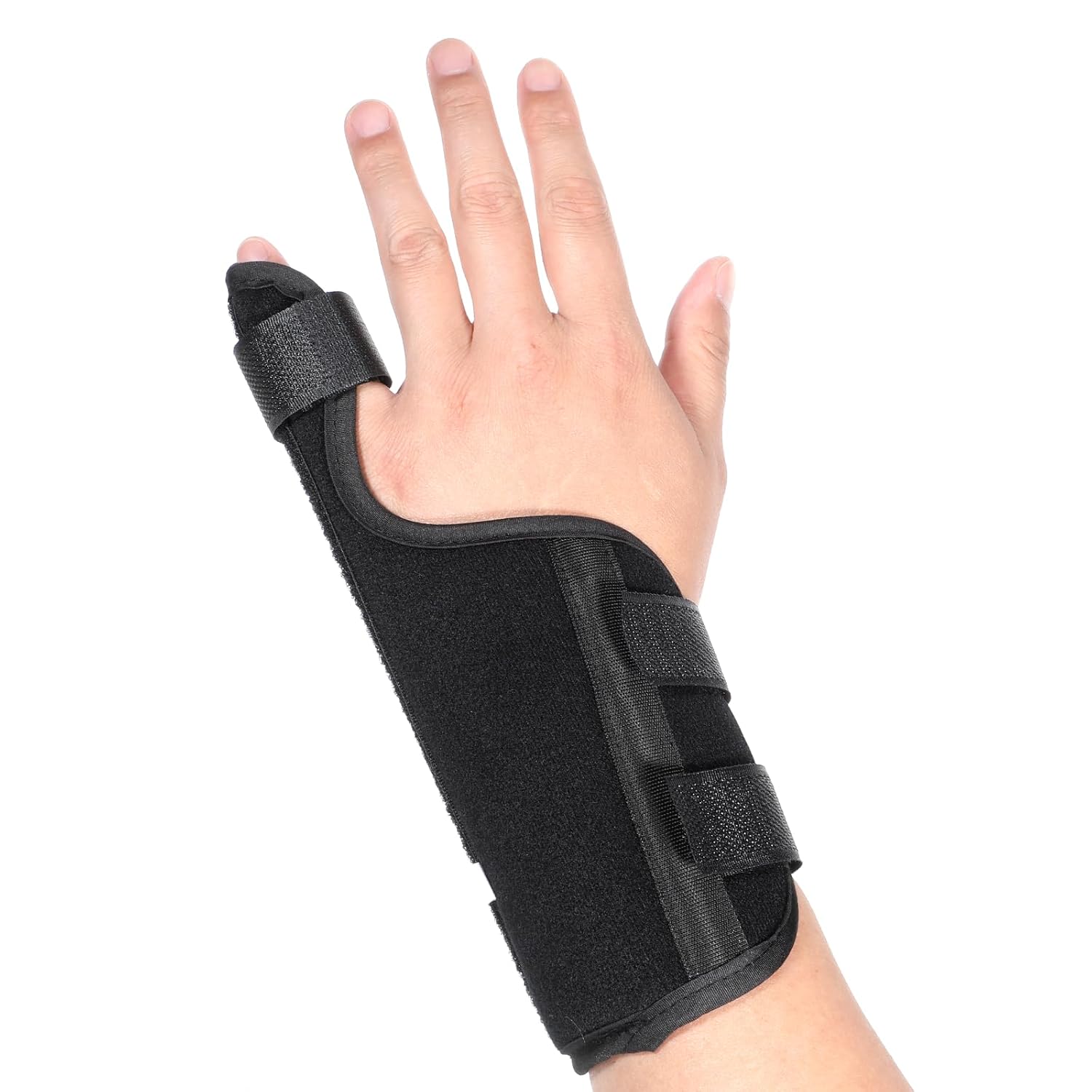 COMNICO Pinky Finger Splint Broken Pinky Finger Brace Triggers Fingers Splints for Little Brace Wrist Support for Pain Relief Boxer Fracture Broken Fits for Left & Right Hands (S)