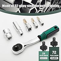 Vista 2 de Xislet Removal Tool Kit Compatible with 2007-2025 Jeep Wrangler JL JLU JK JKU & Gladiator 2-4 Doors and Top Installation Torx Tool Kit Replace