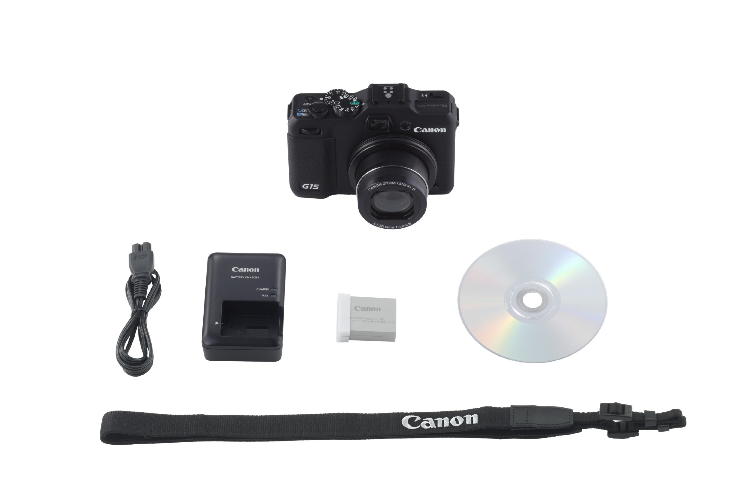 Canon Power Shot G15 Camera - Black (28mm Wide Lens,12MP) 3.0 inch