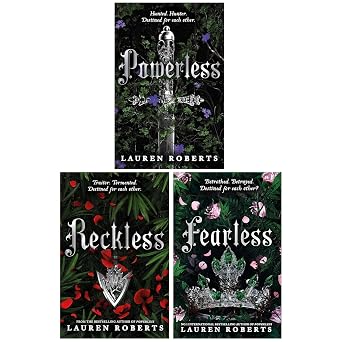 The Powerless Trilogy 3 Books Collection Set By Lauren Roberts Powerless, Reckless & Fearless
