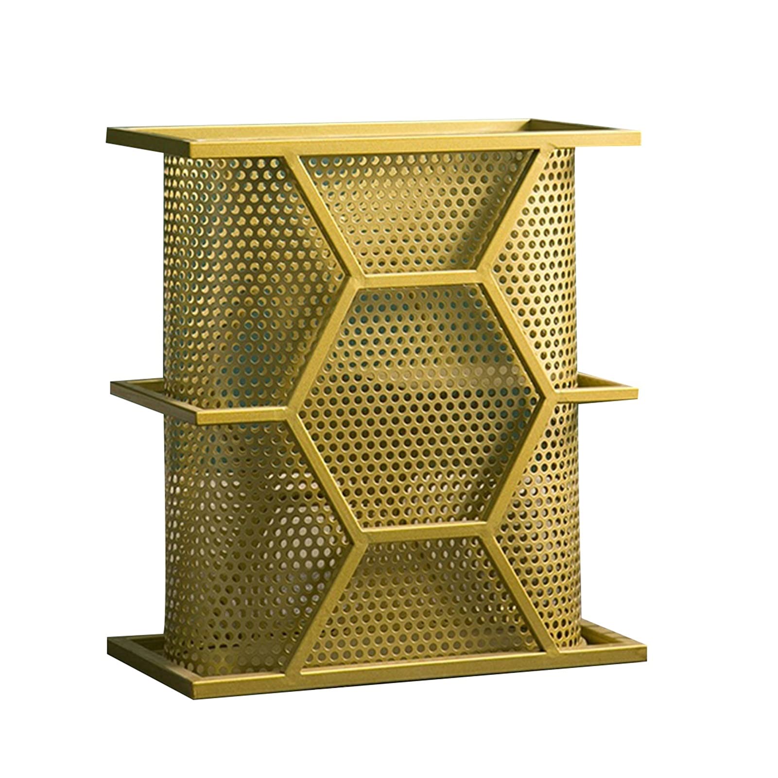 Porte-parapluies en fer forgé creux support de rangement rectangulaire