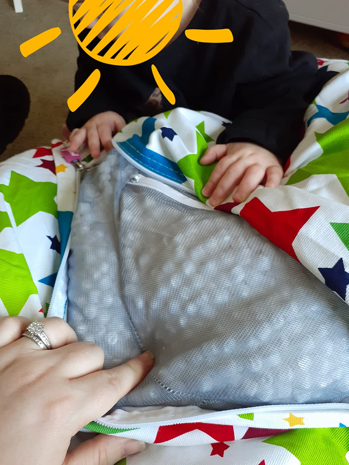 10/mo Finance Posh Beanbags Bean Bag Chair, Large38in, Canvas