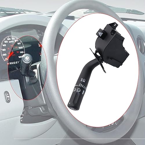 Miniatura 3 de GXARTS Columna de dirección de coche, faros delanteros, intermitente, atenuador, combinación de interruptor multifunción 4L3Z13K359AAA, apto para